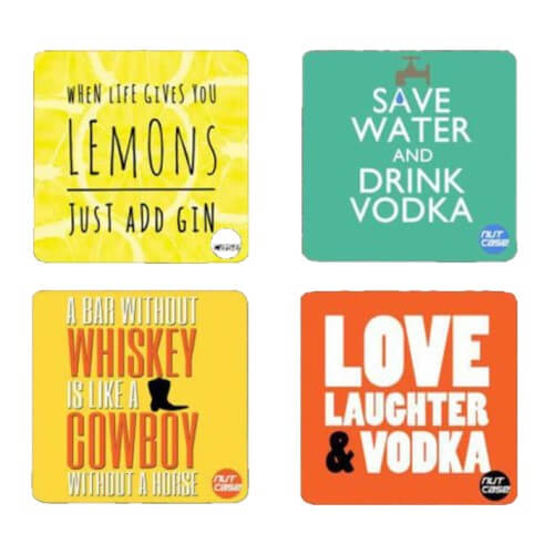 Drink quote coasters