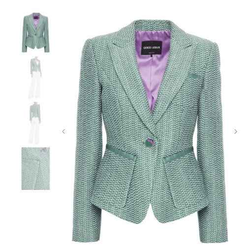 Giorgio Armani tweed blazer